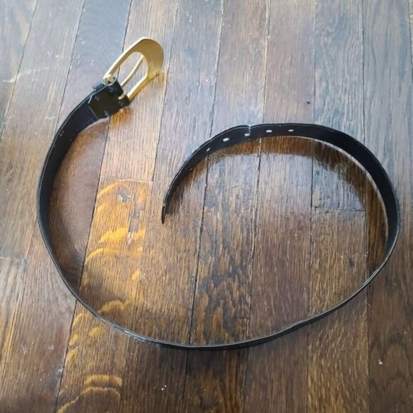 Vintage Morris Moskowitz Black Patent Leather belt - Picture 5 of 16